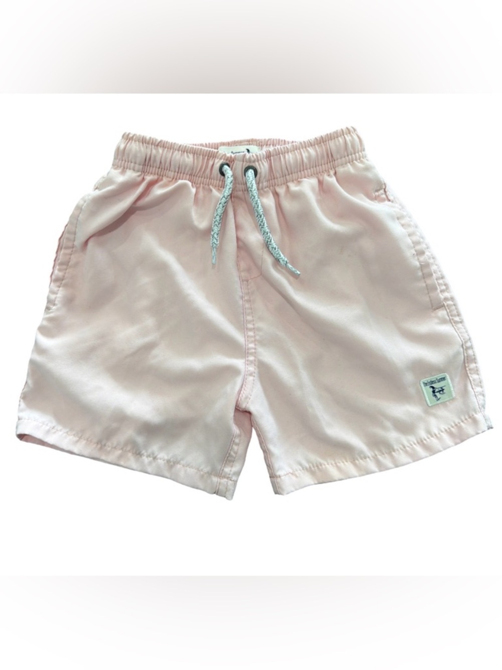 Endless Summer Pale pink swim trunks boys size 7
